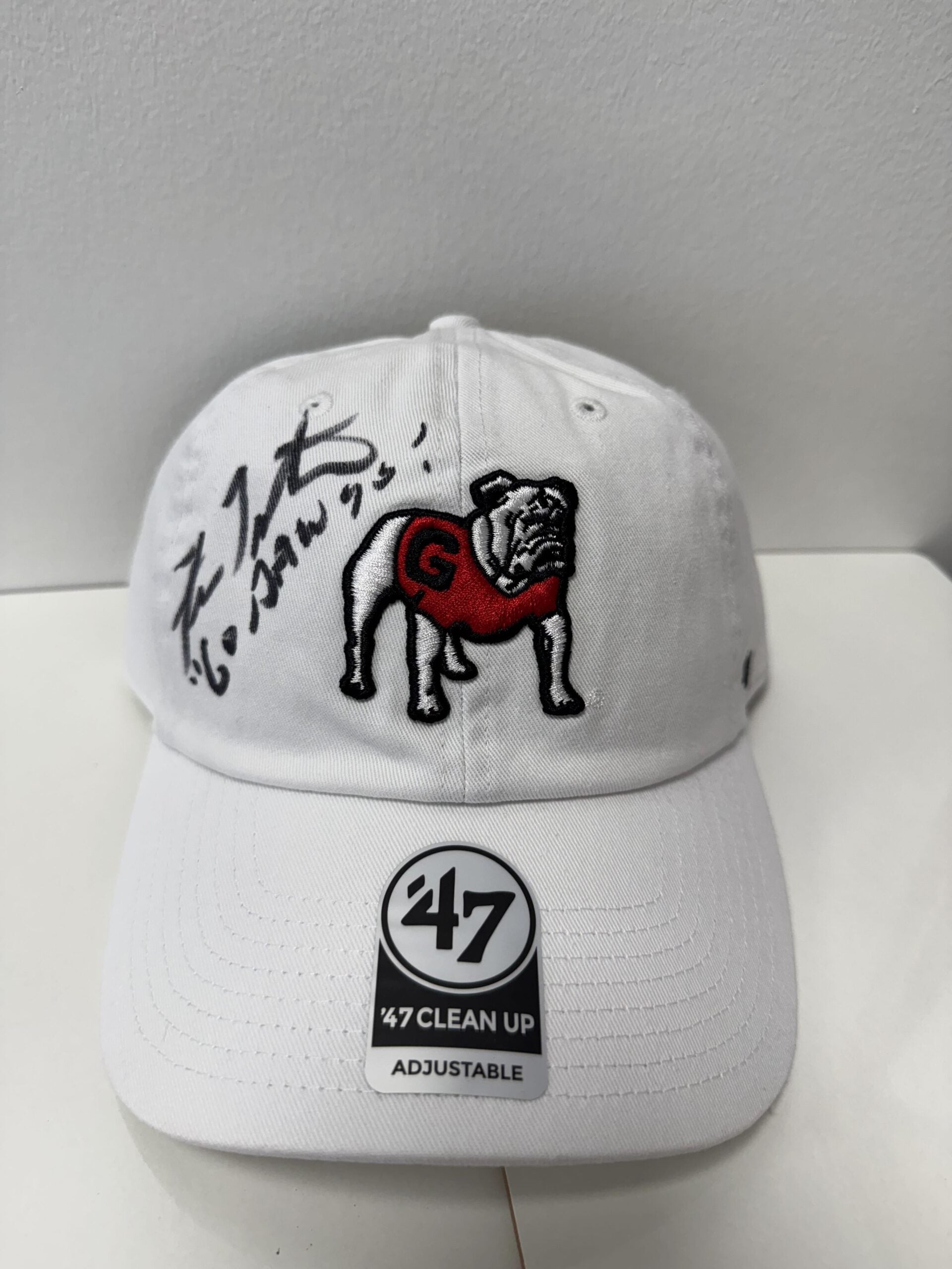 White UGA Hat