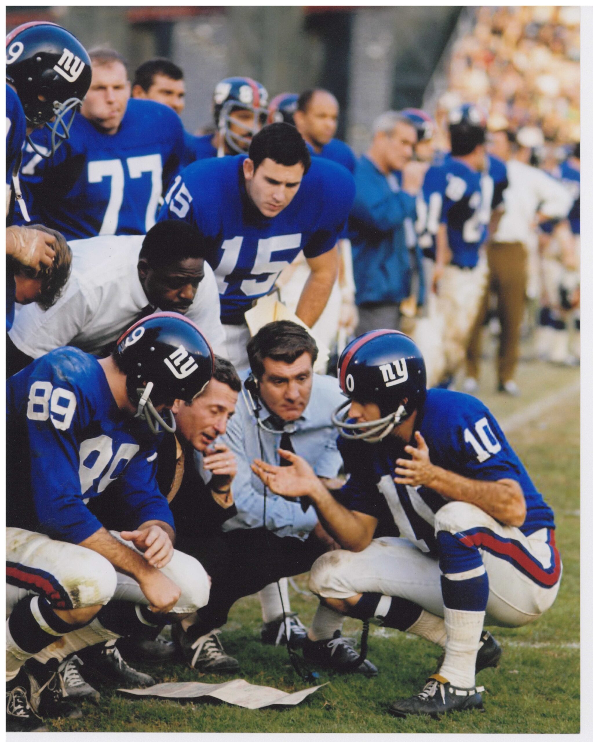 Giants Huddle